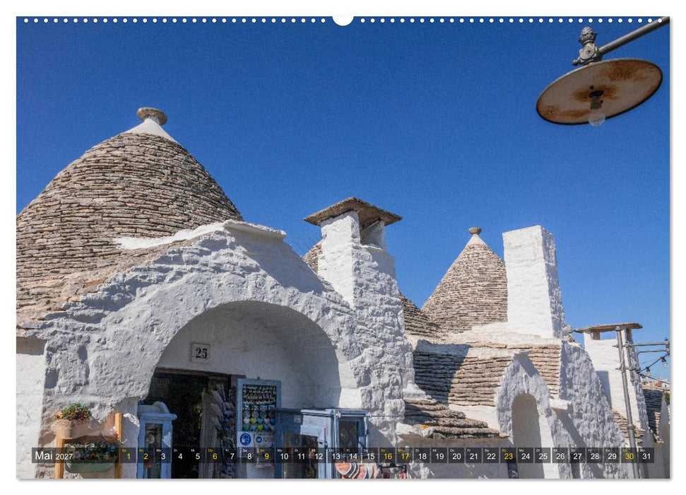 Alberobello – Apuliens Stadt der Trulli (CALVENDO Premium Wandkalender 2027)