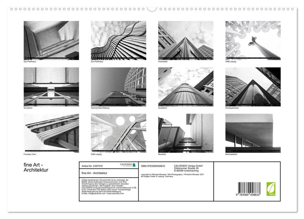 fine Art - Architektur (CALVENDO Premium Wandkalender 2027)