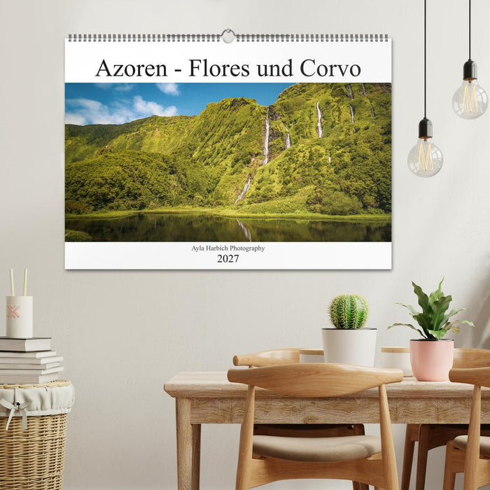 Azoren Landschaften - Flores und Corvo (CALVENDO Wandkalender 2027)