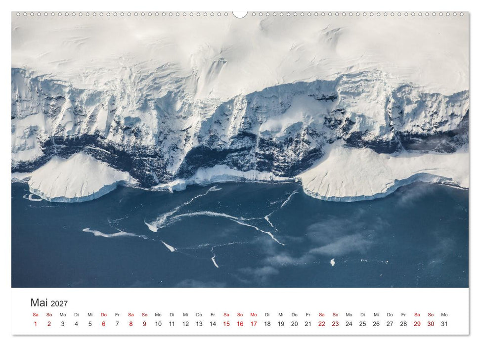 Antarktis - Die größte Eiswüste der Welt. (CALVENDO Wandkalender 2027)