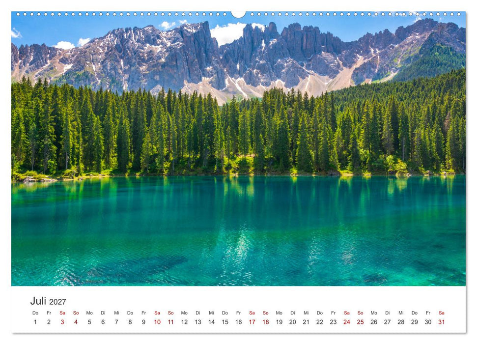 Südtirol - Entlang der italienischen Alpen. (CALVENDO Premium Wandkalender 2027)