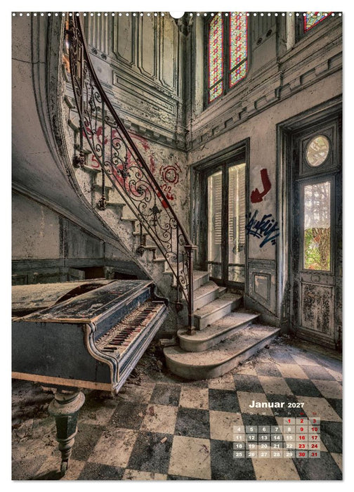 Lost Places - morbide Schönheiten (CALVENDO Premium Wandkalender 2027)