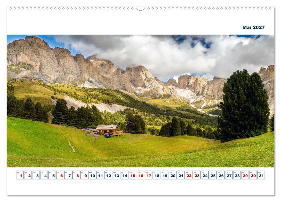 Südtirol - Dolomiten-Träume by VogtArt (CALVENDO Wandkalender 2027)
