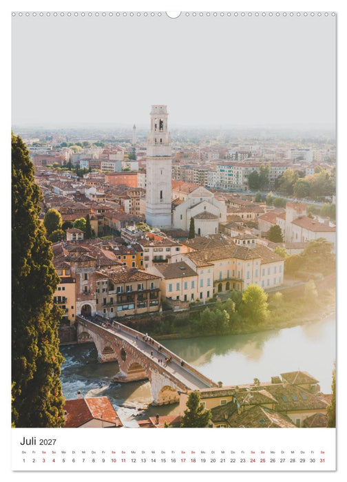 Italien - Wundervolle Ansichten (CALVENDO Premium Wandkalender 2027)