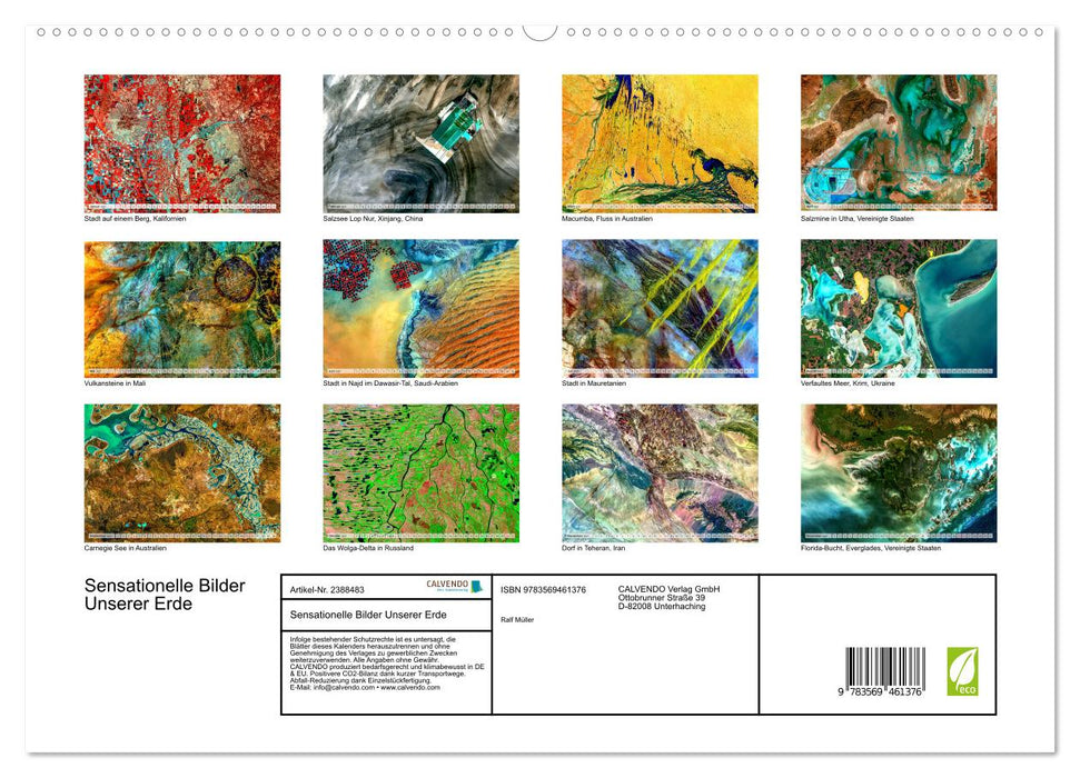 Sensationelle Bilder Unserer Erde (CALVENDO Premium Wandkalender 2027)