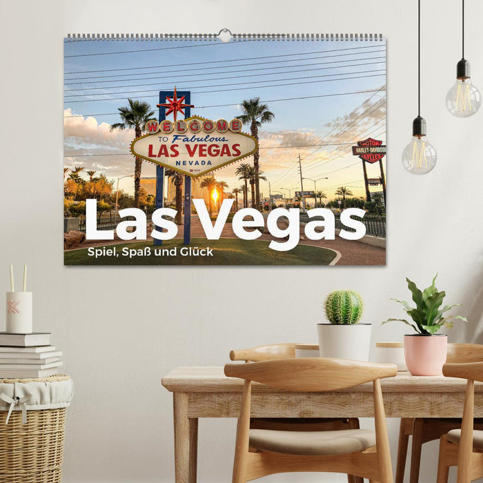 Las Vegas - Spiel, Spaß und Glück (CALVENDO Wandkalender 2027)