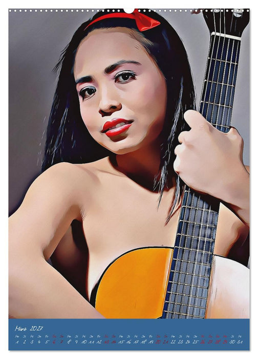 Pin Up Art by Ralf Kretschmer (CALVENDO Premium Wandkalender 2027)