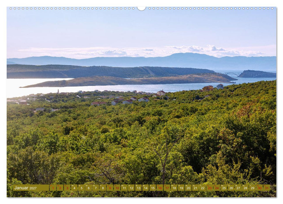 Faszination Kroatien – Kvarner Bucht (CALVENDO Premium Wandkalender 2027)