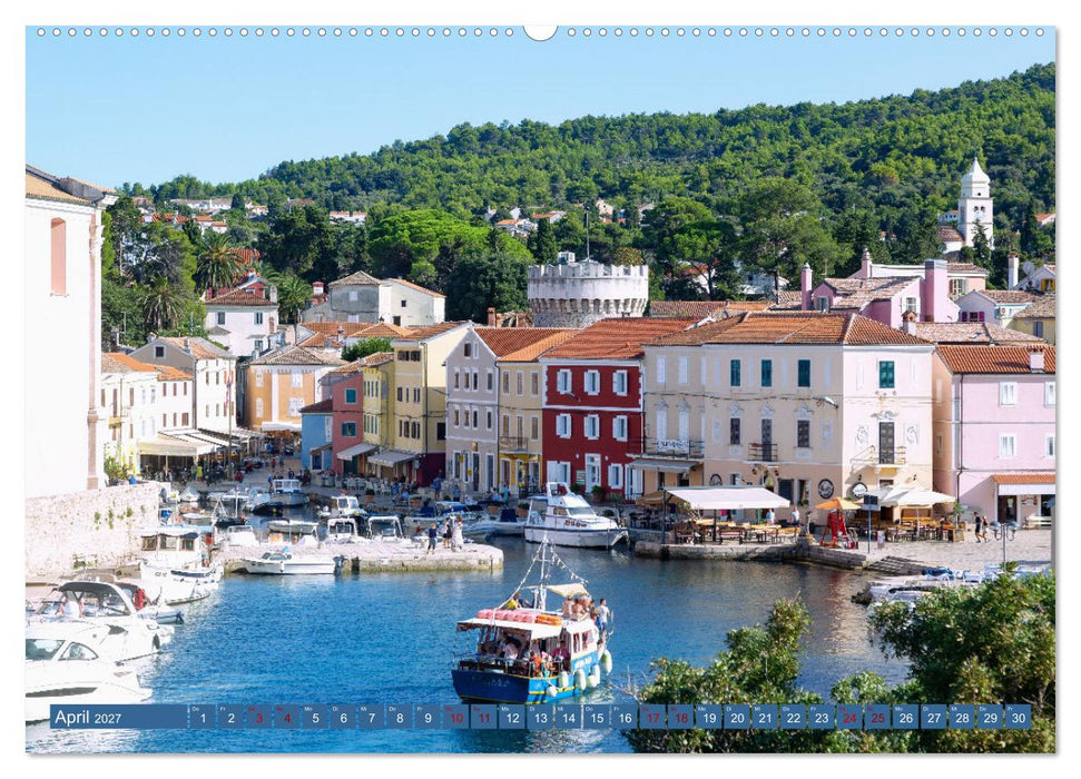 Faszination Kroatien – Kvarner Bucht (CALVENDO Premium Wandkalender 2027)