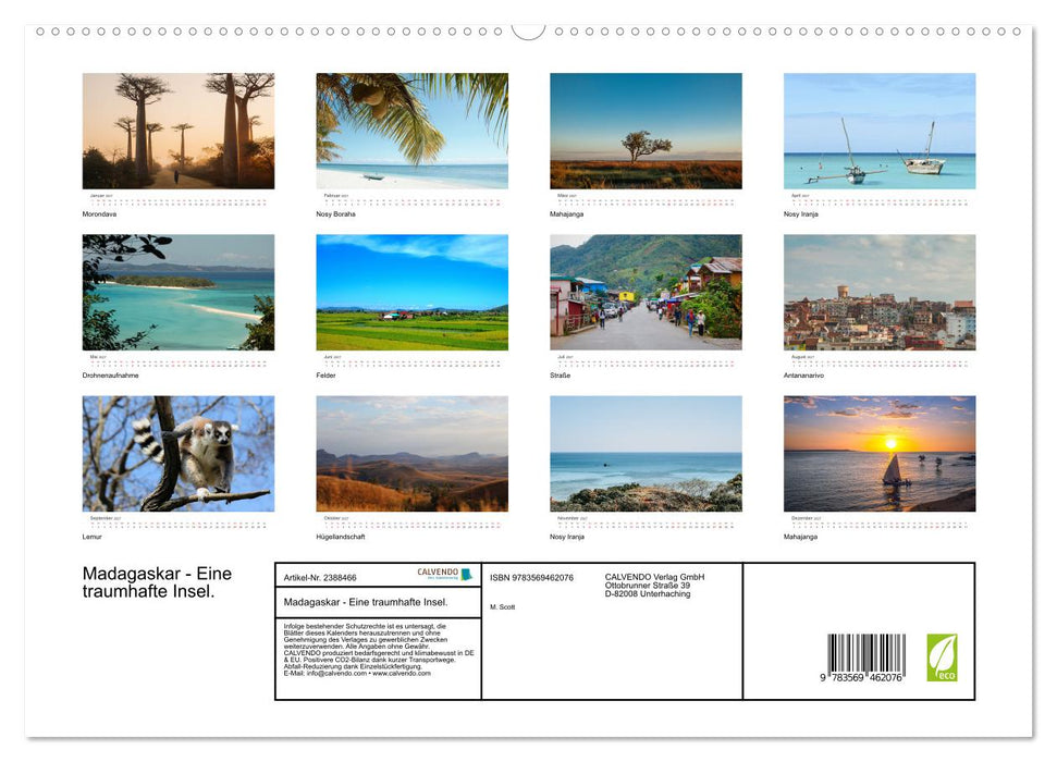 Madagaskar - Eine traumhafte Insel. (CALVENDO Premium Wandkalender 2027)