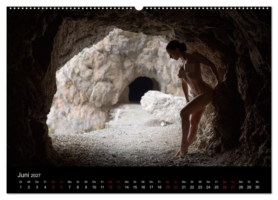 Aktfotografie auf Felsen (CALVENDO Wandkalender 2027)