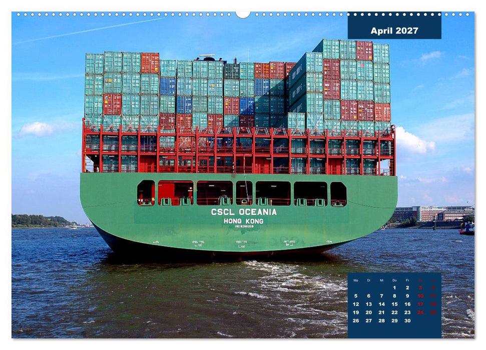 Hamburg und seine Schiffe- fotografiert von Ralf Kretschmer (CALVENDO Wandkalender 2027)