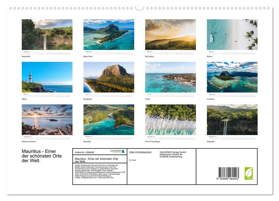 Mauritius - Einer der schönsten Orte der Welt. (CALVENDO Premium Wandkalender 2027)