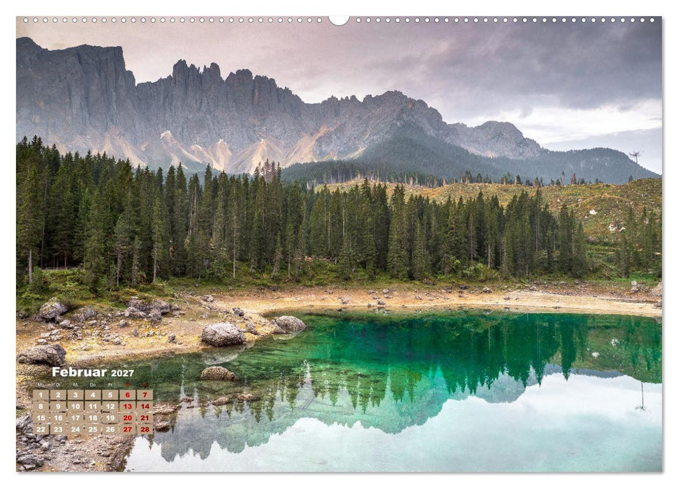 Dolomiten Impression, Hochpustertal, Seiser Alm, Gröden, Val di Fassa (CALVENDO Wandkalender 2027)