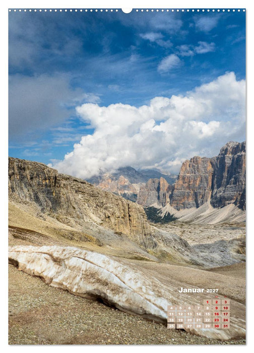 Dolomiten, ein Meer aus Bergen by VogtArt (CALVENDO Wandkalender 2027)