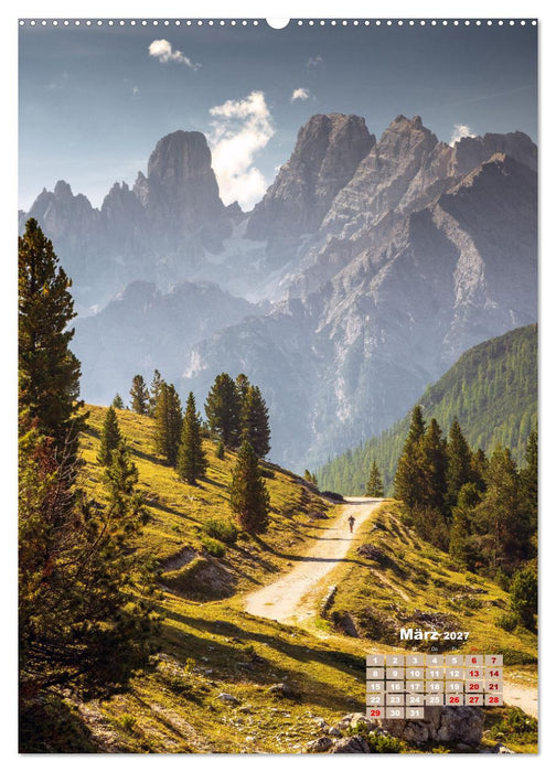 Dolomiten, ein Meer aus Bergen by VogtArt (CALVENDO Wandkalender 2027)