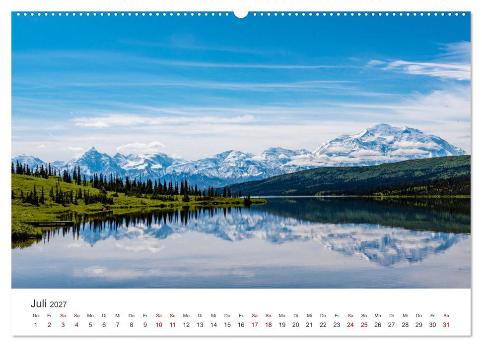 Alaska - Eine unvergessliche Reise. (CALVENDO Premium Wandkalender 2027)