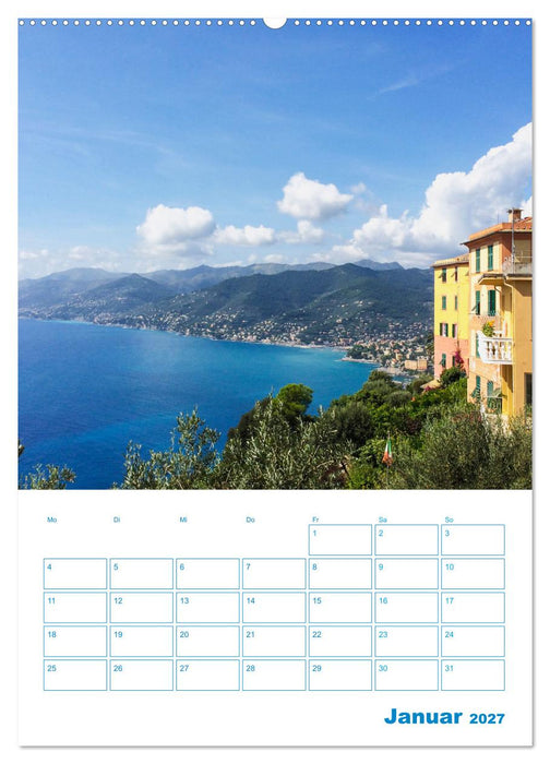 Blauer Ligurien Sommer (CALVENDO Wandkalender 2027)