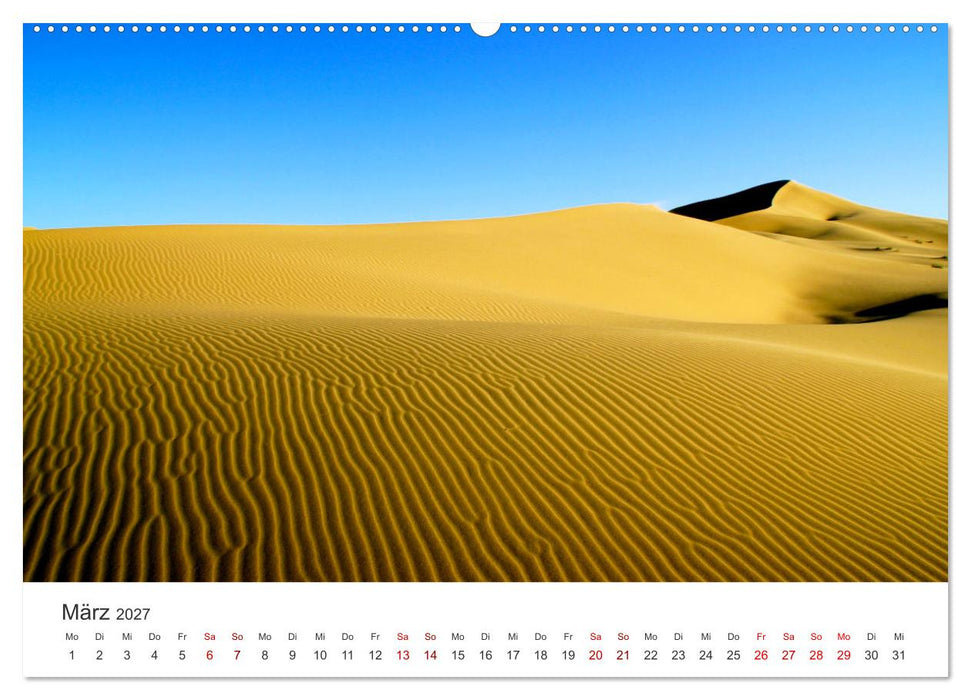 Mongolei - Endlose Steppe und wilde Natur. (CALVENDO Premium Wandkalender 2027)