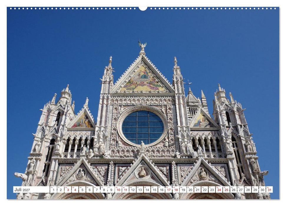 Siena - Welterbe in der Toskana (CALVENDO Premium Wandkalender 2027)
