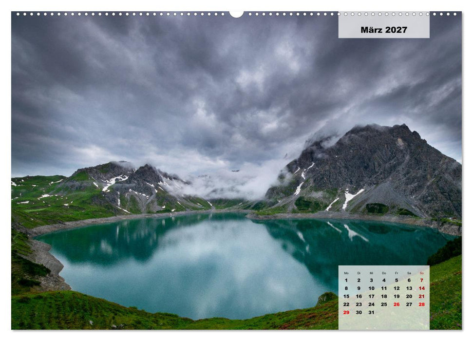 Lünersee - die blaue Perle der Alpen (CALVENDO Wandkalender 2027)