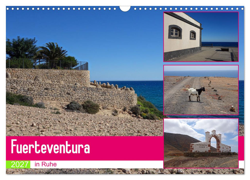 Fuerteventura in Ruhe (CALVENDO Wandkalender 2027)