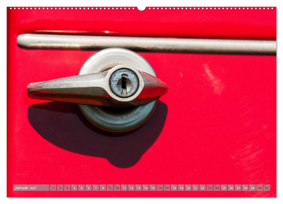 Citroën 2 CV Ente - Faszinierende Details (CALVENDO Wandkalender 2027)