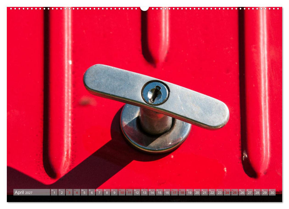 Citroën 2 CV Ente - Faszinierende Details (CALVENDO Wandkalender 2027)