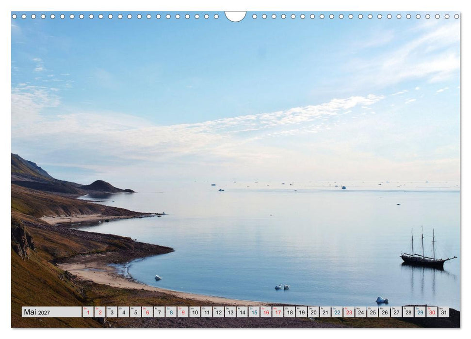 Bezauberndes, eisiges Grönland (CALVENDO Wandkalender 2027)