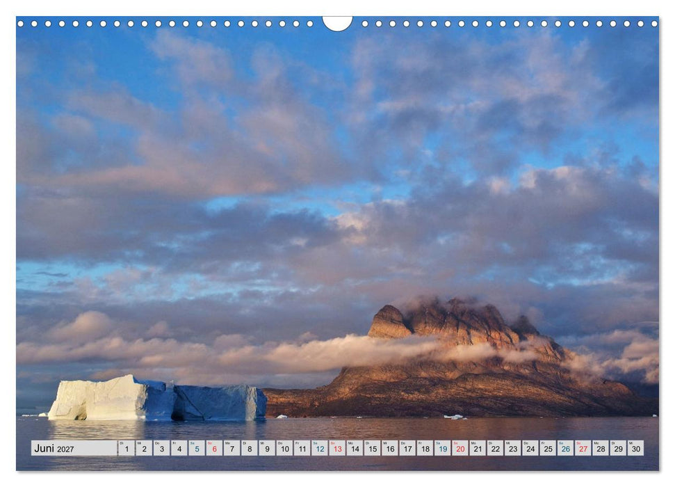 Bezauberndes, eisiges Grönland (CALVENDO Wandkalender 2027)