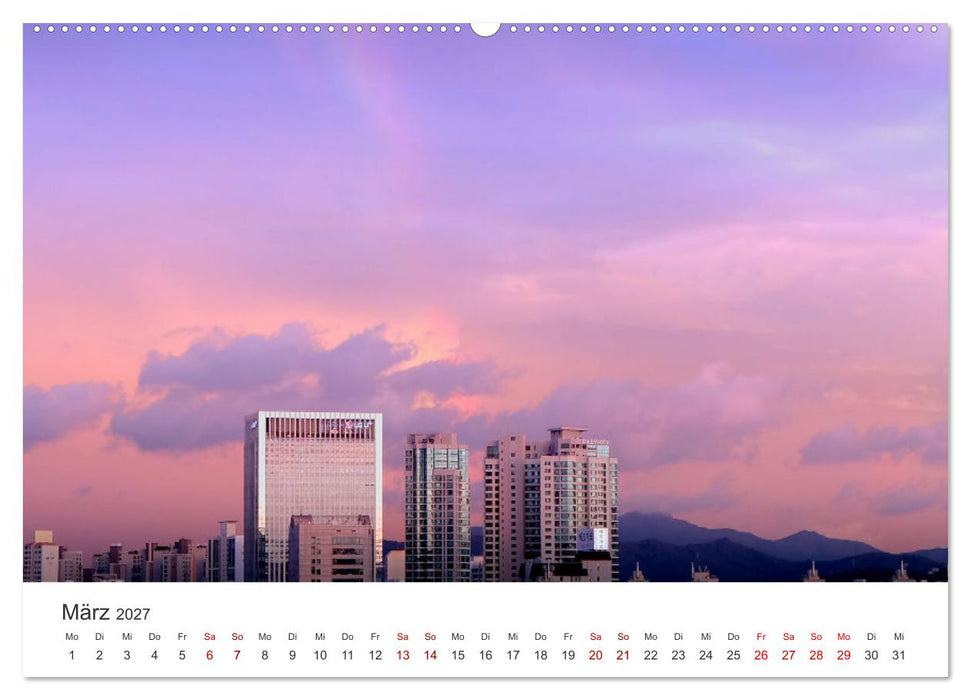 Südkorea - Eine Reise in ein unbekanntes Land. (CALVENDO Wandkalender 2027)
