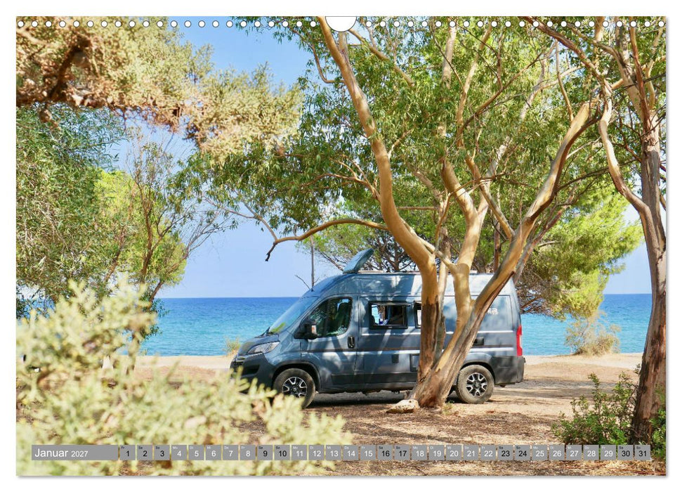 Mit dem Campervan durch Griechenland (CALVENDO Wandkalender 2027)