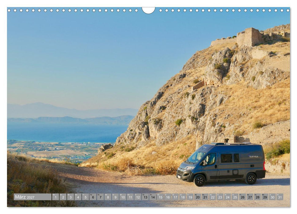 Mit dem Campervan durch Griechenland (CALVENDO Wandkalender 2027)