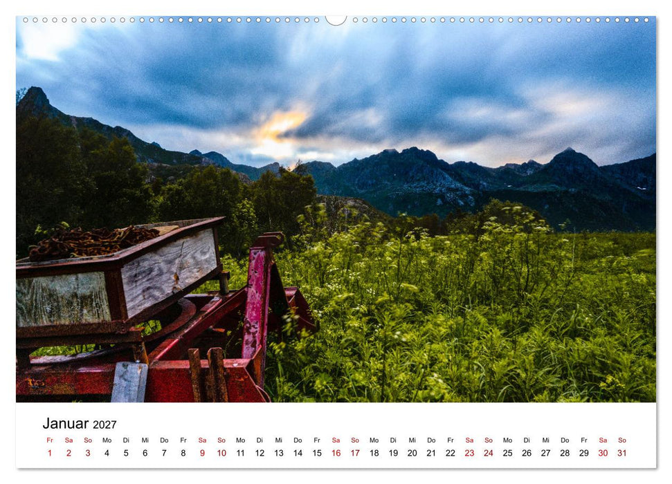 Atemberaubende Natur der Lofoten (CALVENDO Premium Wandkalender 2027)