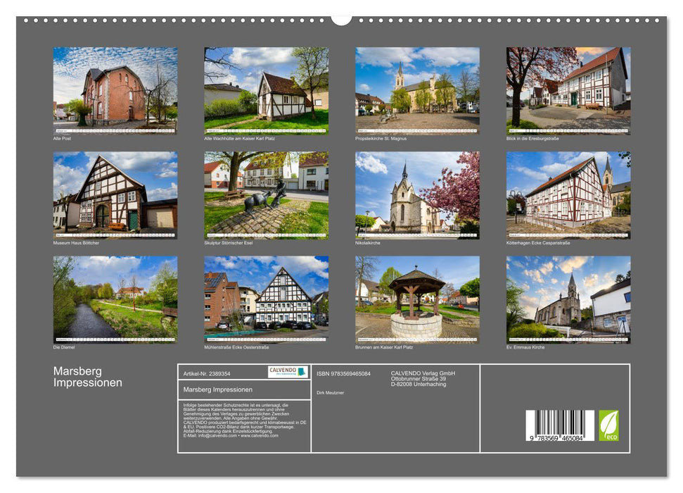 Marsberg Impressionen (CALVENDO Premium Wandkalender 2027)