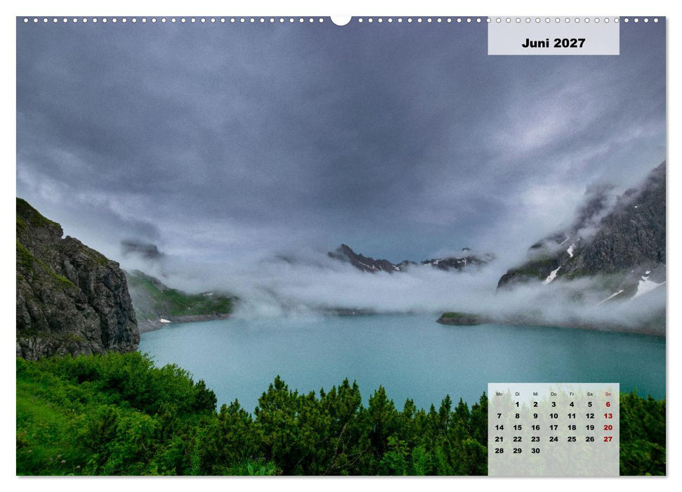 Lünersee - die blaue Perle der Alpen (CALVENDO Premium Wandkalender 2027)