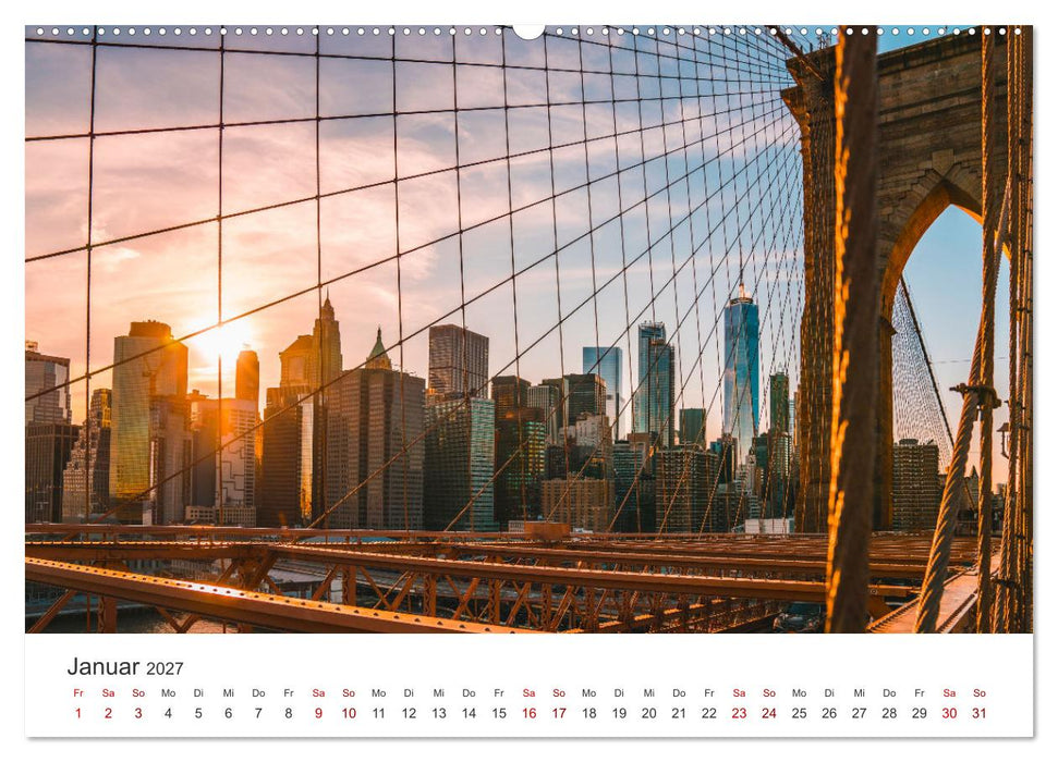Über den Wolken in New York (CALVENDO Wandkalender 2027)