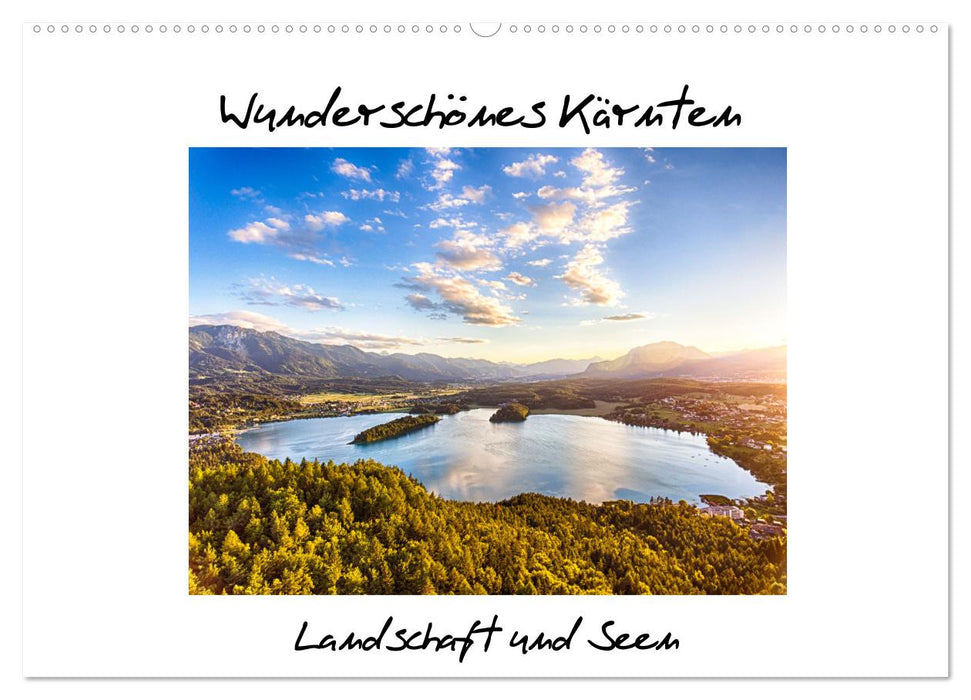 Wunderschönes Kärnten. Landschaft und Seen. (CALVENDO Wandkalender 2027)