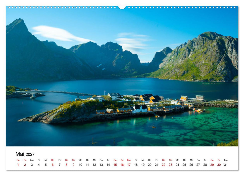 Atemberaubende Natur der Lofoten (CALVENDO Wandkalender 2027)