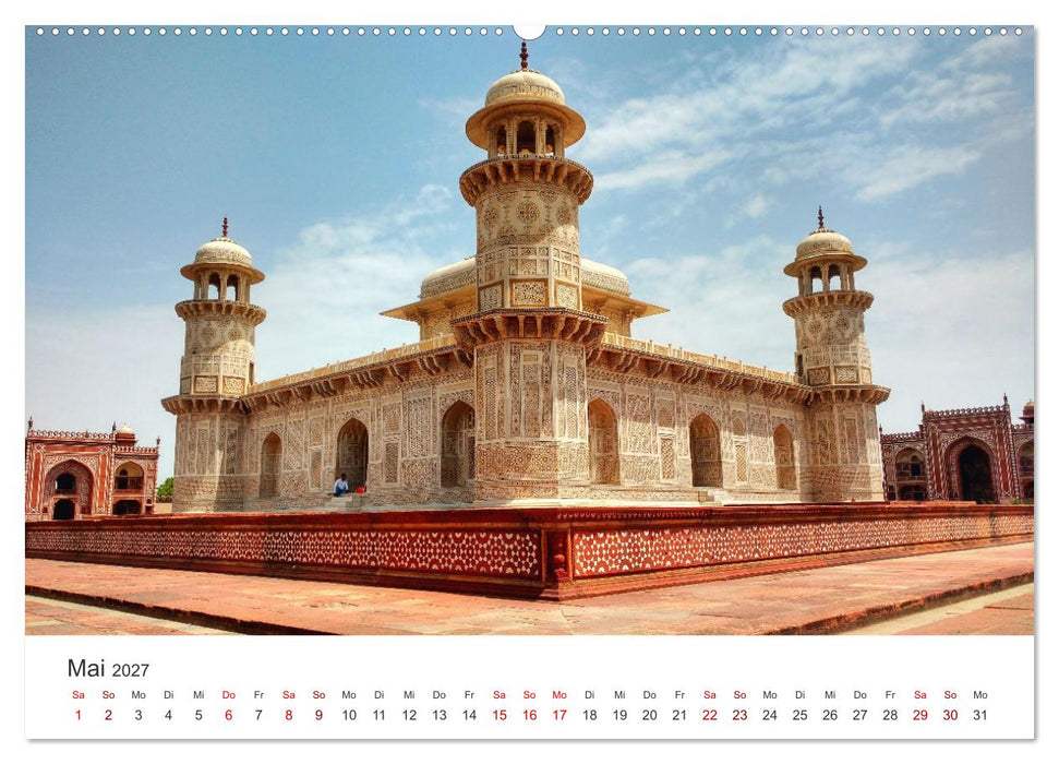 Indien - Eine Reise nach Südasien. (CALVENDO Wandkalender 2027)