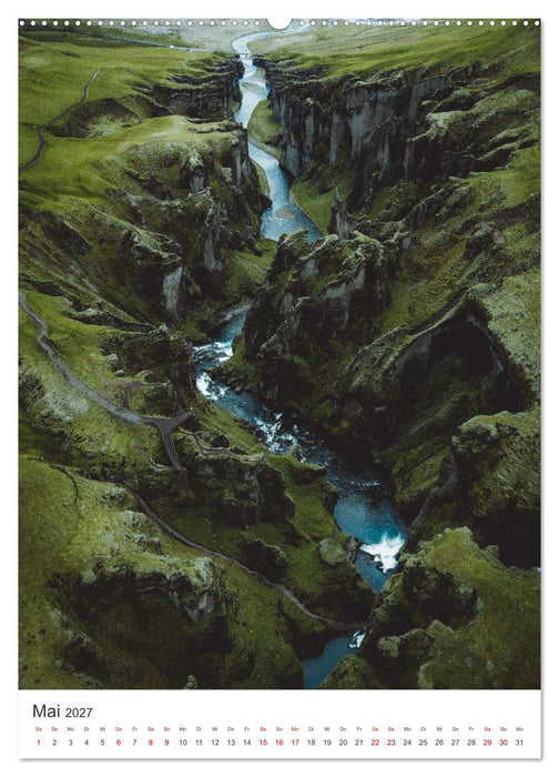 Ein Roadtrip durch Island (CALVENDO Wandkalender 2027)
