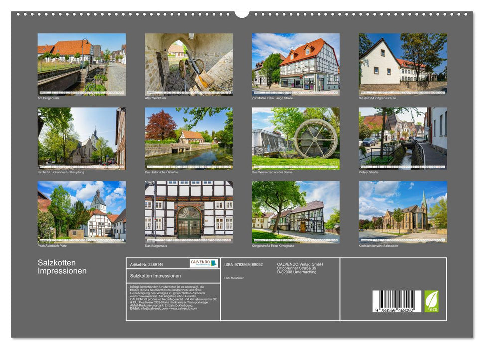 Salzkotten Impressionen (CALVENDO Wandkalender 2027)