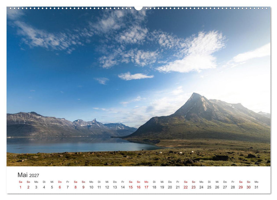 Grönland - Das große Land im Schnee. (CALVENDO Wandkalender 2027)