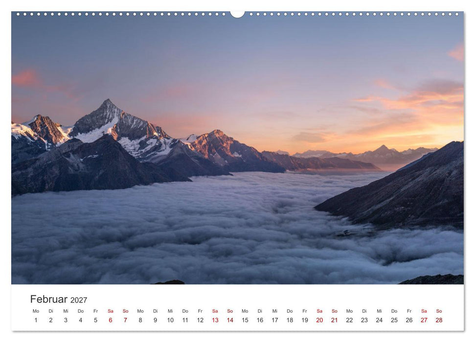 Alpen - Highlight eines beeindruckenden Gebirges (CALVENDO Premium Wandkalender 2027)