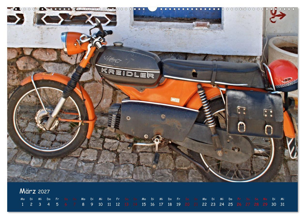 Vintage Mopeds (CALVENDO Premium Wandkalender 2027)