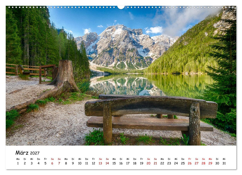 Schönste Berge der Alpen (CALVENDO Wandkalender 2027)