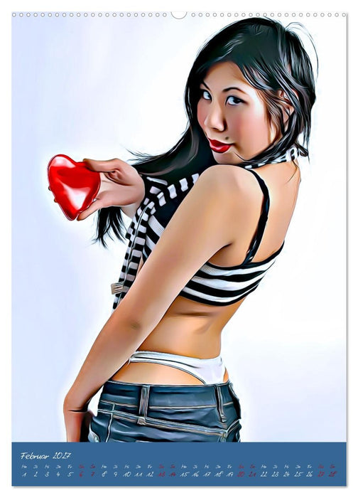 Pin Up Art by Ralf Kretschmer (CALVENDO Wandkalender 2027)