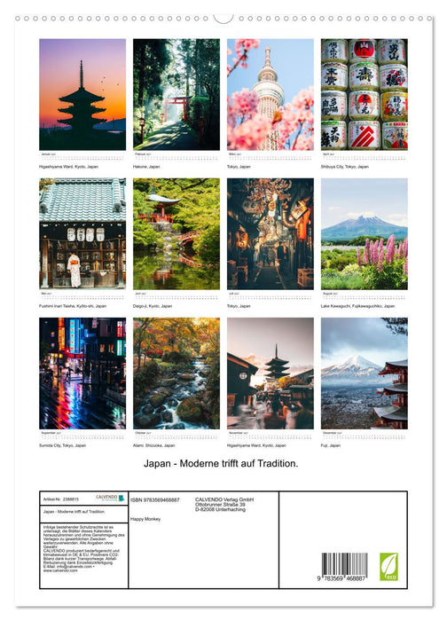 Japan - Moderne trifft auf Tradition. (CALVENDO Premium Wandkalender 2027)