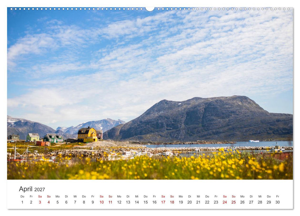 Zwischen den Eisbergen in Grönland (CALVENDO Premium Wandkalender 2027)
