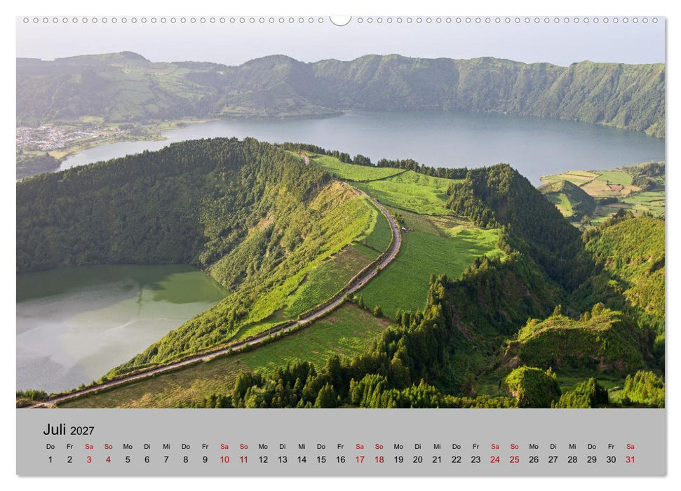 Azoren - Grüne Inseln im Atlantik 2027 (CALVENDO Premium Wandkalender 2027)